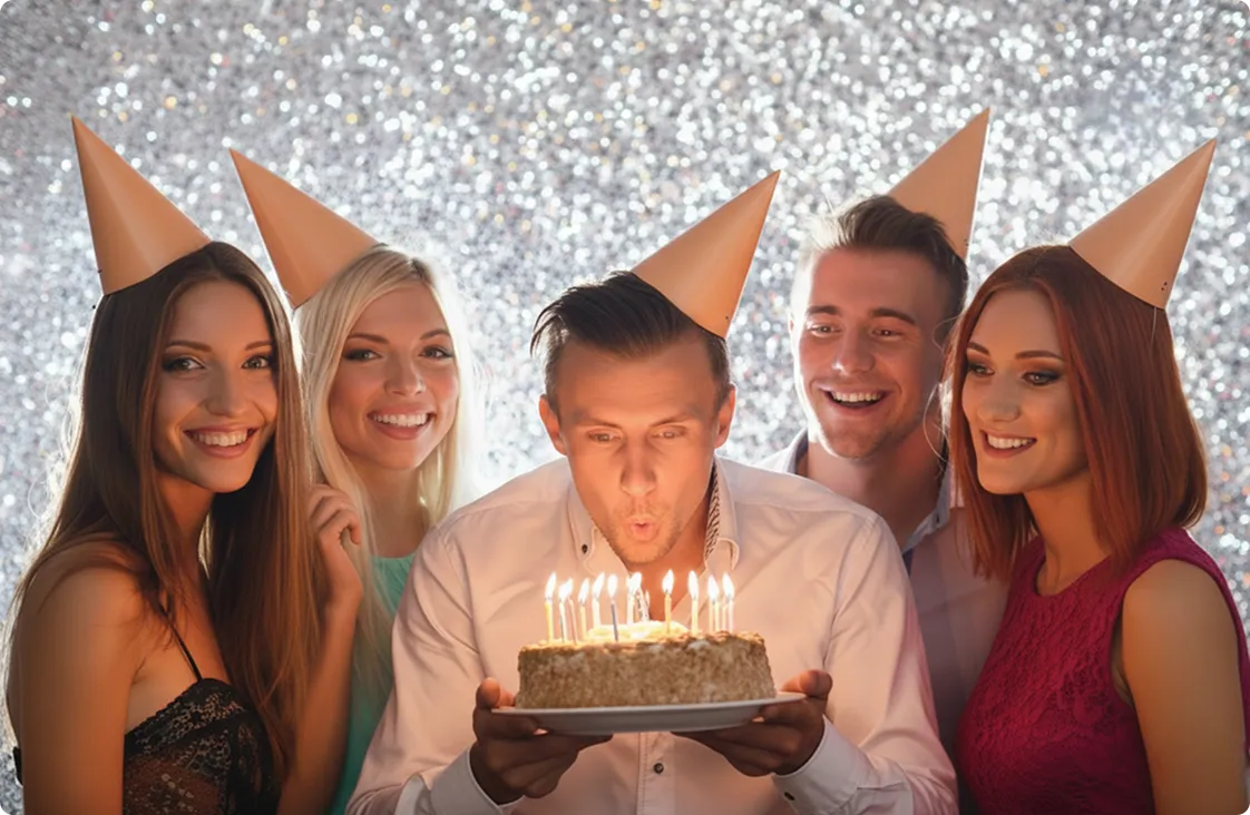 69a1888737928fce64c0ab37_2 Fotomatón en una celebración de comunión con invitados